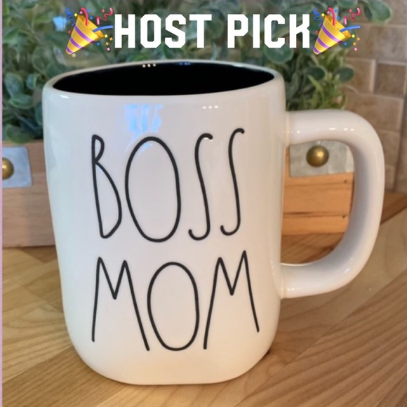 Rae Dunn Other - RAE DUNN BY MAGENTA “BOSS MOM” LL CERAMIC MUG